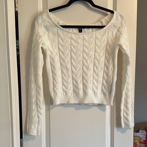Windsor Cream Cable Knit Sweater